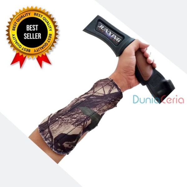 Camo Arm Guard JX107, Pelindung Lengan Bahan Kulit dan Nylon
