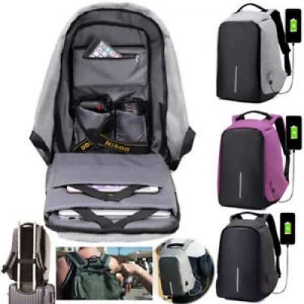 Tas Anti Maling / Theft Dilengkapi Port USB Powerbank