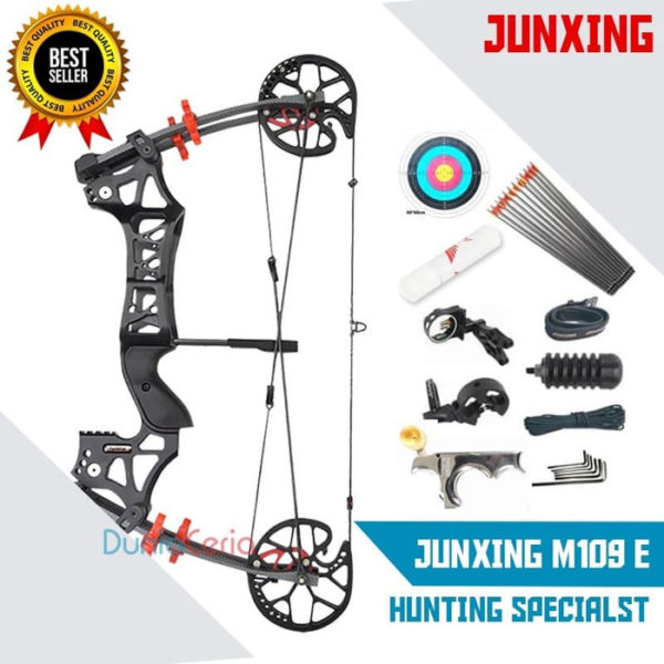 FULLSET Busur Panah Junxing M109 E Steel Ball Hunting